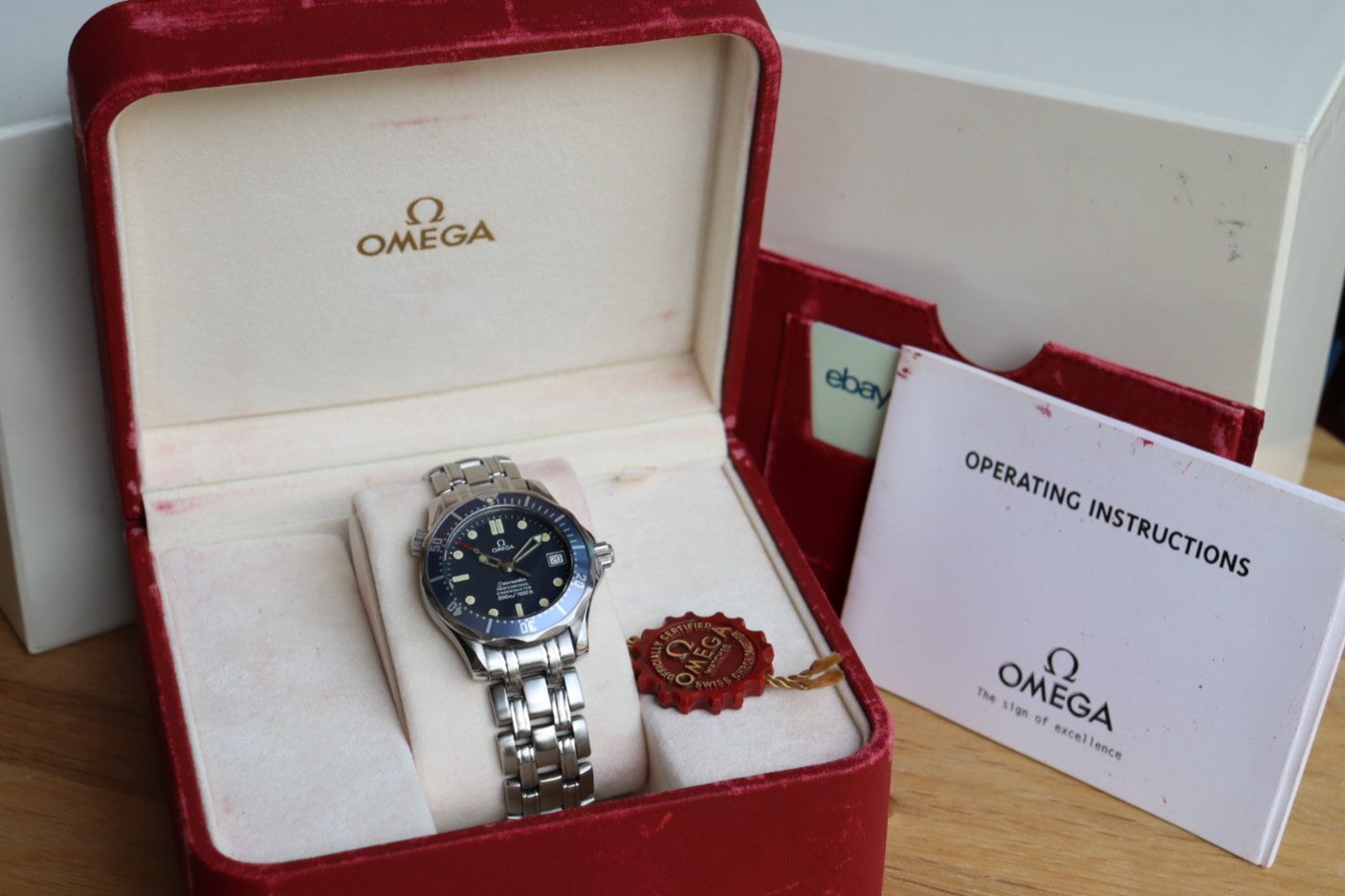 Seamaster 300 M Automatic | 36mm, Blue, James Bond, Original Boxes
