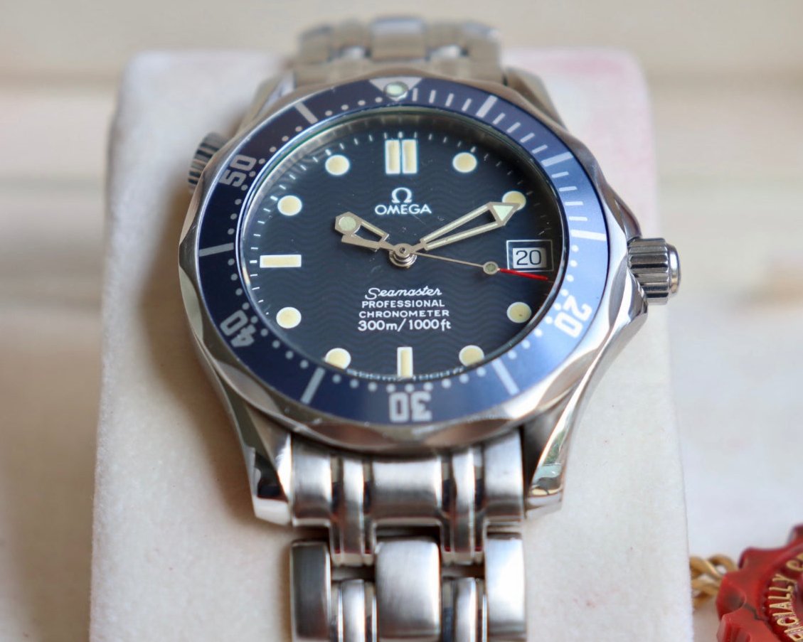Seamaster 300 M Automatic | 36mm, Blue, James Bond, Original Boxes