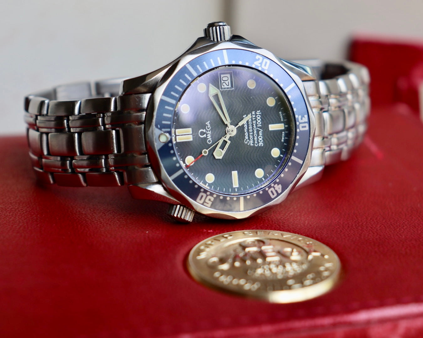 Seamaster 300 M Automatic | 36mm, Blue, James Bond, Original Boxes