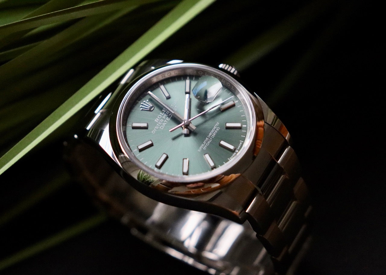 Datejust Mint Green 36mm 126200 | 2023, Brand New, Oyster Bracelet