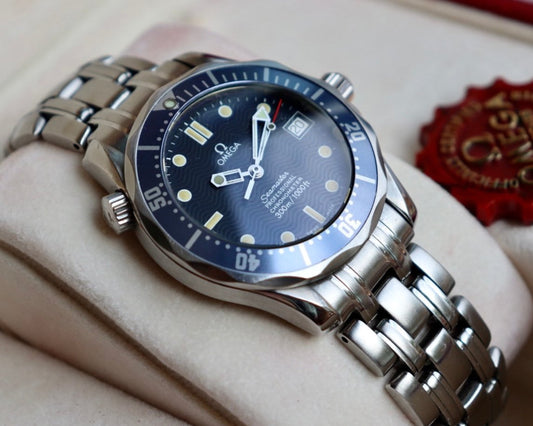 Seamaster 300 M Automatic | 36mm, Blue, James Bond, Original Boxes