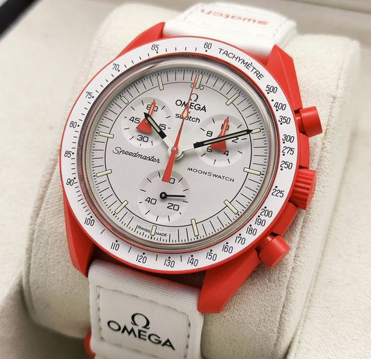 Omega x Swatch Moonswatch 2022 | Mission to Mars, Red